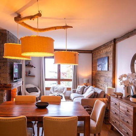 Arcs 1950 Appartement Luxe Type Chalet 5 A 7 Personnes Vue Imprenable Sur Le Montblanc Skis Aux Pieds Les Arcs  Εξωτερικό φωτογραφία