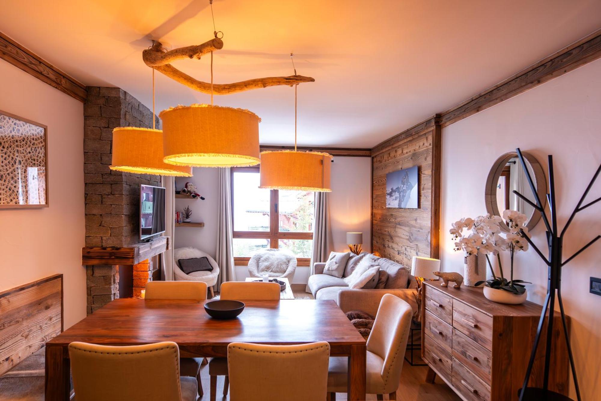 Arcs 1950 Appartement Luxe Type Chalet 5 A 7 Personnes Vue Imprenable Sur Le Montblanc Skis Aux Pieds Les Arcs  Εξωτερικό φωτογραφία