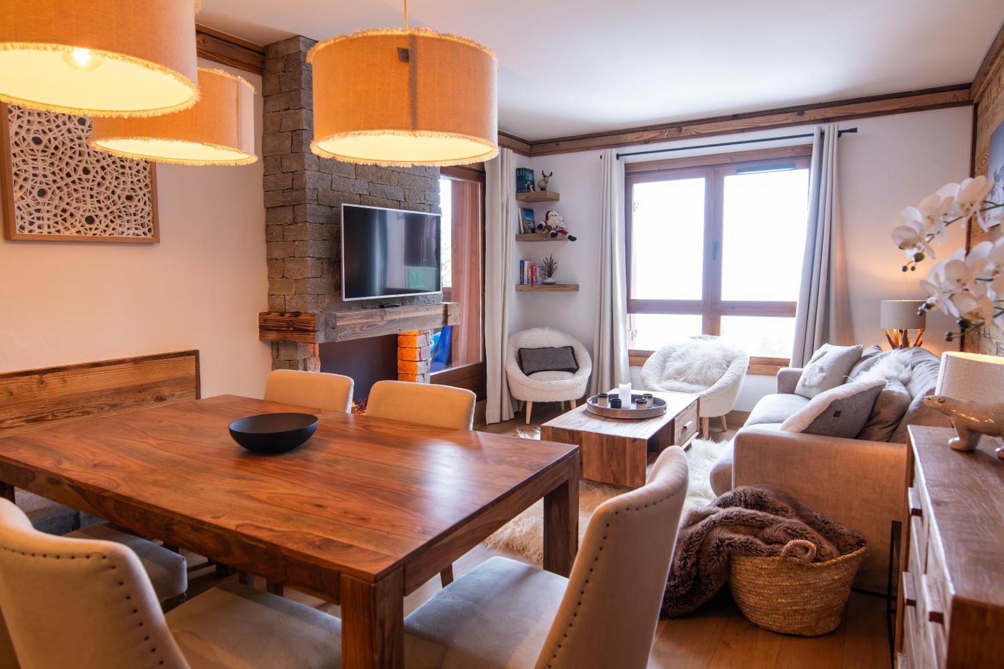Arcs 1950 Appartement Luxe Type Chalet 5 A 7 Personnes Vue Imprenable Sur Le Montblanc Skis Aux Pieds Les Arcs  Εξωτερικό φωτογραφία